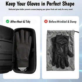 Aethycovi Golf Inner Velvet Lining photo highlights soft protection for gloves and valuables.