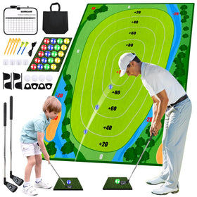 AETISY Golf Chipping Game box displays the complete set for easy backyard play.
