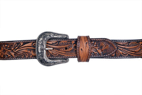 Affilare beaded inlay Western belt adds unique detail for casual and dressy outfits.