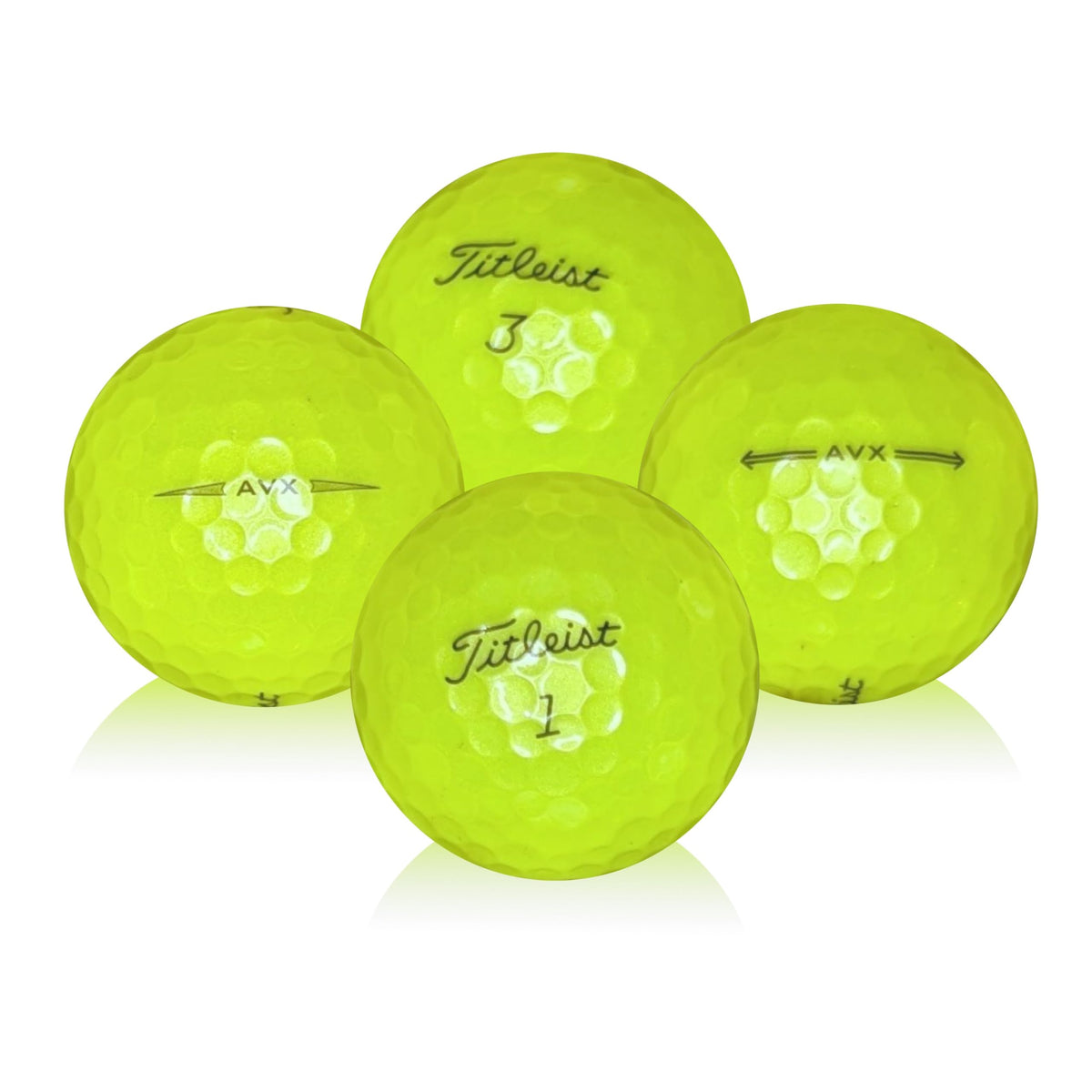 Afford-A-Ball Golf 25-pack Yellow AVX balls for affordable play