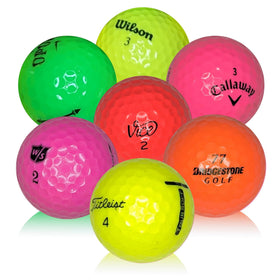 Affordaball Golf 50-pack color ball mix for practice rounds