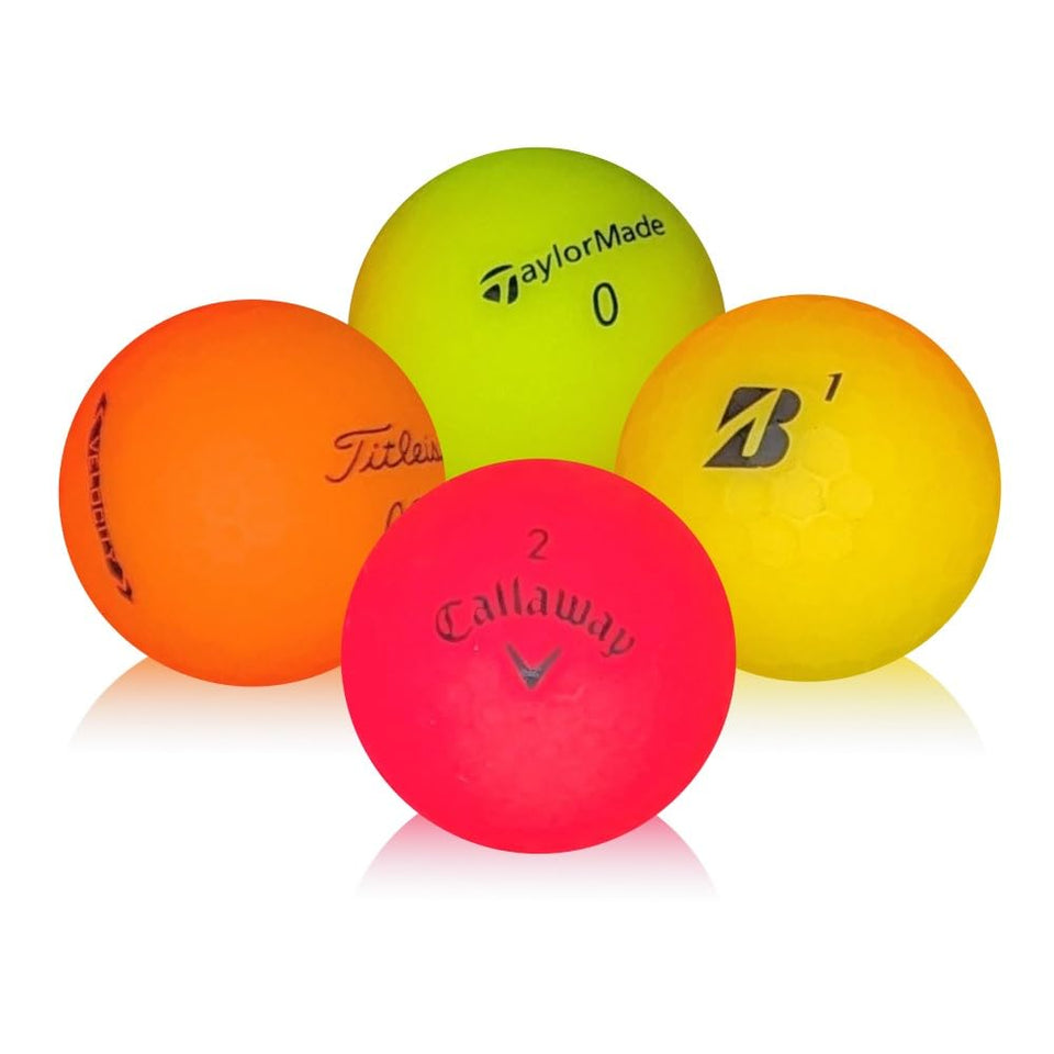 AFFORDABALL GOLF 50-pack matte color balls ready for practice and casual rounds.