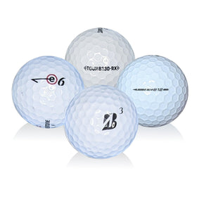 Affordaball Golf 50-pack packaging on display for budget practice.