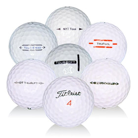 Afford-A-Ball Golf 50-pack Titleist mix: budget-friendly white balls for practice and rounds.