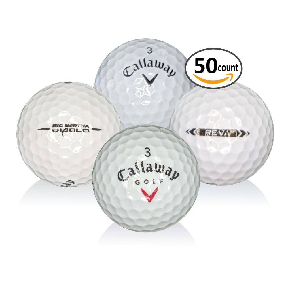 Affordaball Callaway models mix highlights variety for practice.