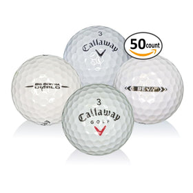 Affordaball Callaway models mix highlights variety for practice.