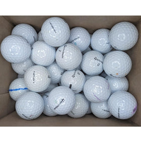 Ball with visible logos and marks indicating recycled origin