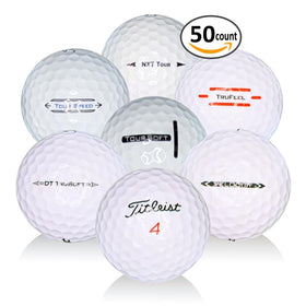 Afford-A-Ball Golf graded Titleist balls: inspected quality for reliable practice sessions.
