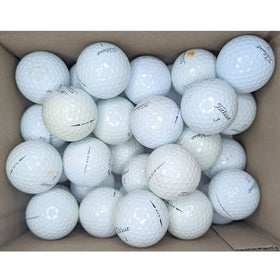 AFFORDABALL GOLF recycled AVX-model ball ideal for practice.