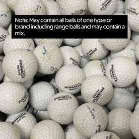 Affordaball Golf recovered balls in a bag support affordable backyard practice.