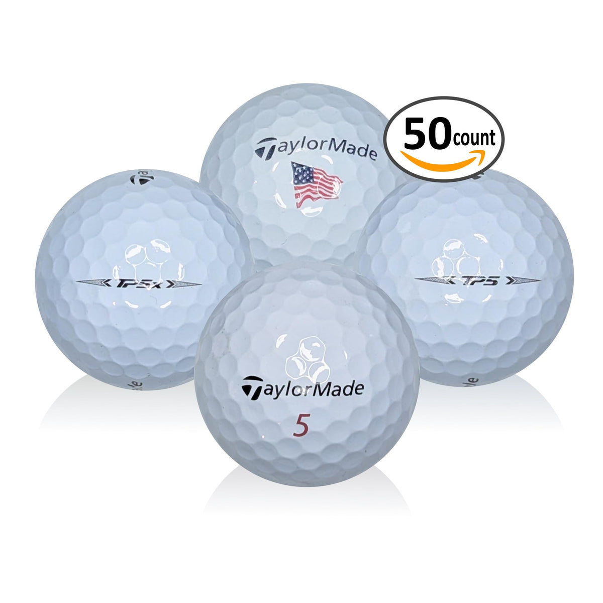 Afford-A-Ball TP5/TP5x mix on display highlighting recycled model variety.
