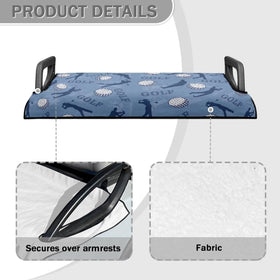 AFPANQZ golf seat cover material close-up reveals soft, durable fabric