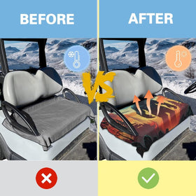 AFPANQZ Bigfoot universal-fit two-seat cover fits most Club Cars