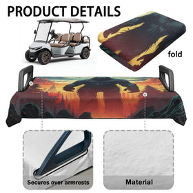 AFPANQZ Bigfoot washable golf cart cover for easy care after rounds