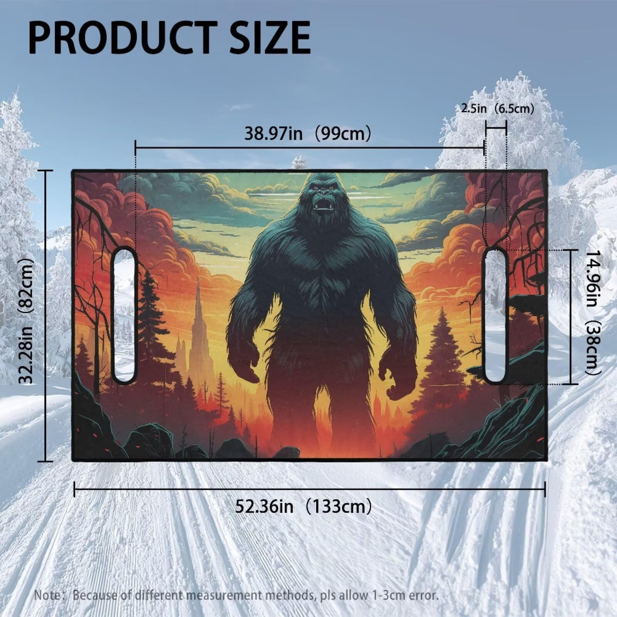 AFPANQZ Bigfoot winter golf accessory protects seats and elevates style