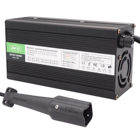 AFU 48V 10A golf cart charger for Yamaha G29 plug delivering reliable charging.
