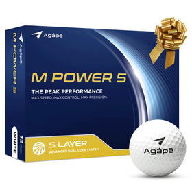 Agape MP5 white 5-piece pack shot highlighting long-lasting Duraplus cover for durability