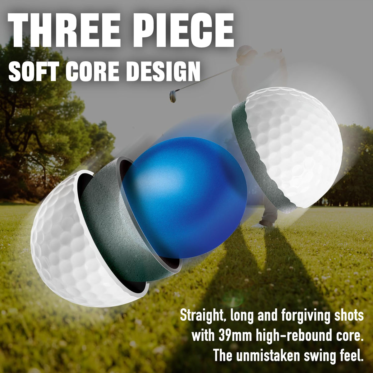 Agape VS3 cross-section reveals 3-layer design with a soft core for forgiveness.