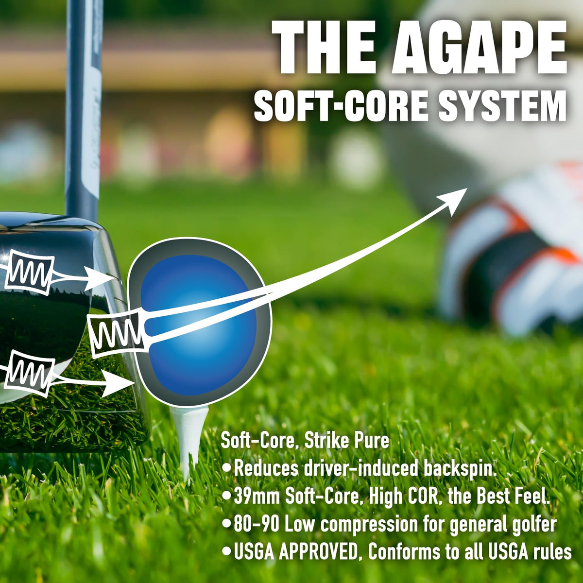 Agape VS3 flight shows straight distance potential with consistent carry.