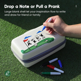 AGUstrike ball line marker guides precise alignment during practice