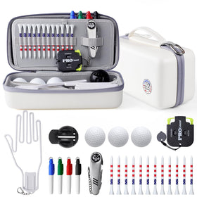 AGUstrike golf accessories kit case keeps items organized on the go