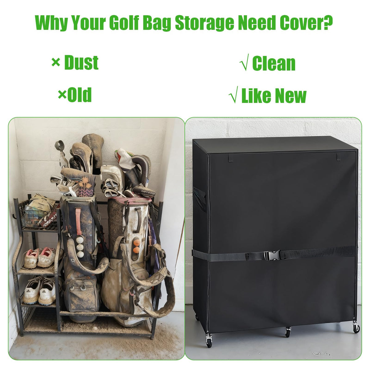 Aidetech cover bottom drawstring prevents wind displacement.