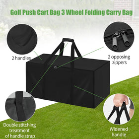 Aidetech bag dual-zipper design provides smooth access.