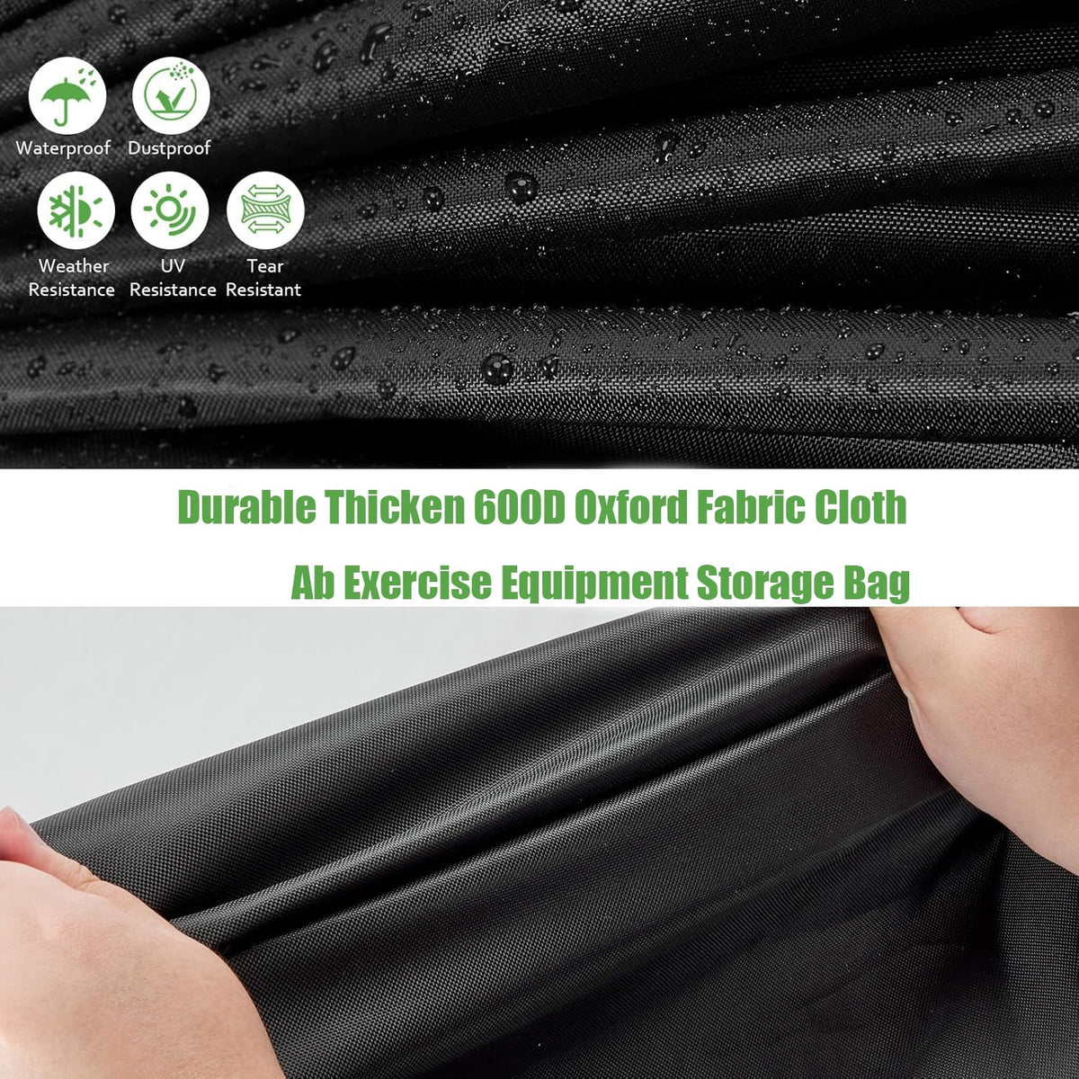 Aidetech bag with padded shoulder strap enables hands-free transport.