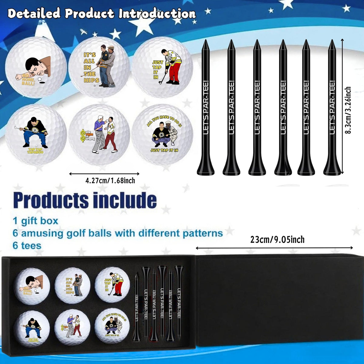 Aikiprety close-up print designs on golf balls catch the eye