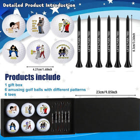 Aikiprety close-up print designs on golf balls catch the eye