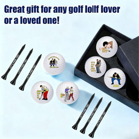 Aikiprety gift box presentation for the funny golf balls, ready to gift