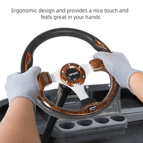 AIPSET 12.5-inch PVC leather wheel improves grip during rides