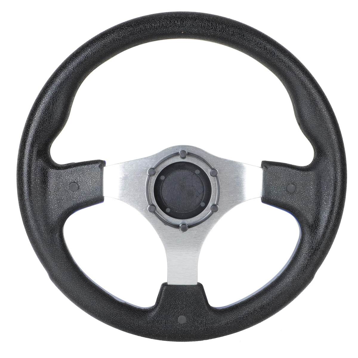 AIPSET 12.5-inch wheel with stylish textured grip for smooth steering.