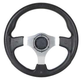 AIPSET 12.5-inch wheel with stylish textured grip for smooth steering.
