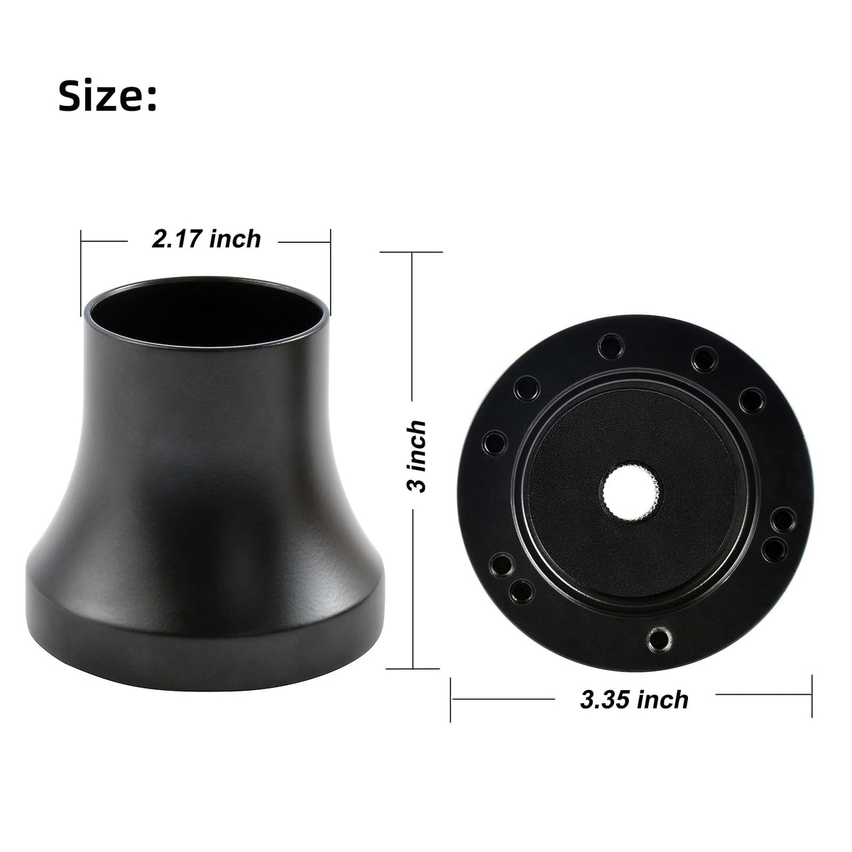 AIPSET 3-35-inch-OD connection interface enables precise attachment.