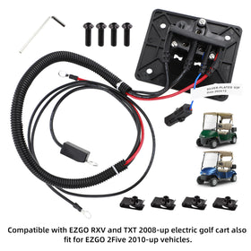 AIPSET plug-and-play receptacle enabling quick EZGO RXV installation.