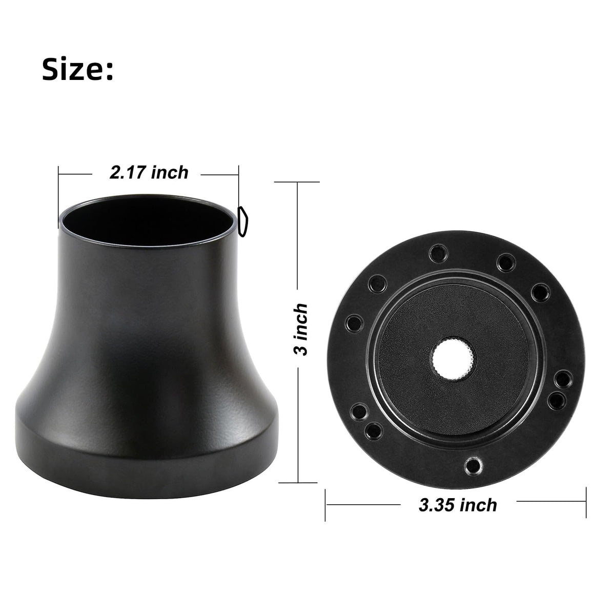 AIPSET aluminum alloy adapter close-up emphasizing durability and resistance