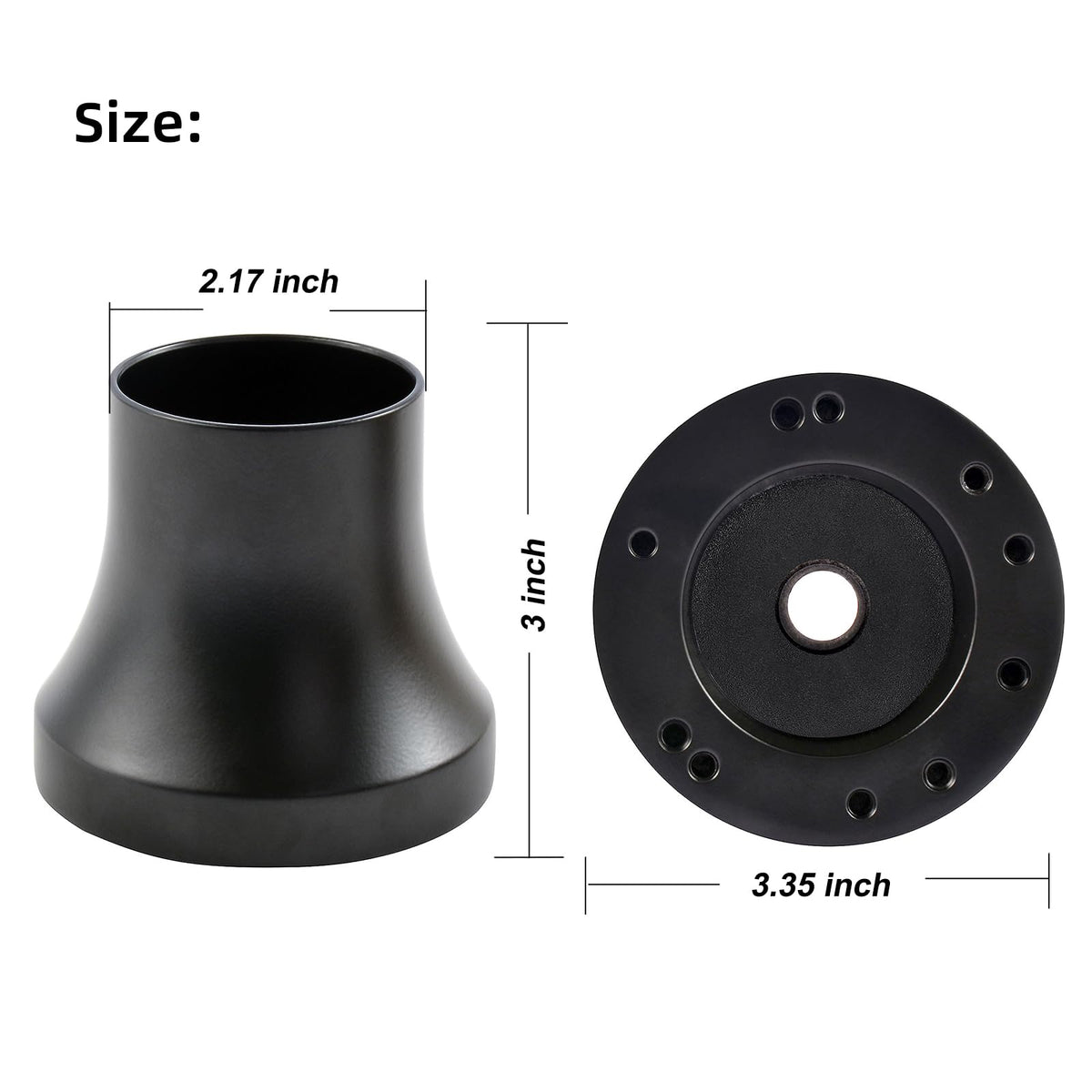 Anti-oxidant coating protects the adapter against outdoor wear.
