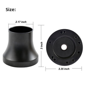 Anti-oxidant coating protects the adapter against outdoor wear.