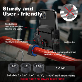 AIPSET anti slip grip ensures phones stay in place during travel