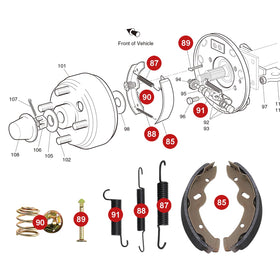 AIPSET premium brake shoes kit material designed for lasting performance