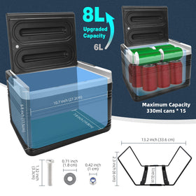 AIPSET cooler mounting basket keeps the unit secure on rough cart journeys.