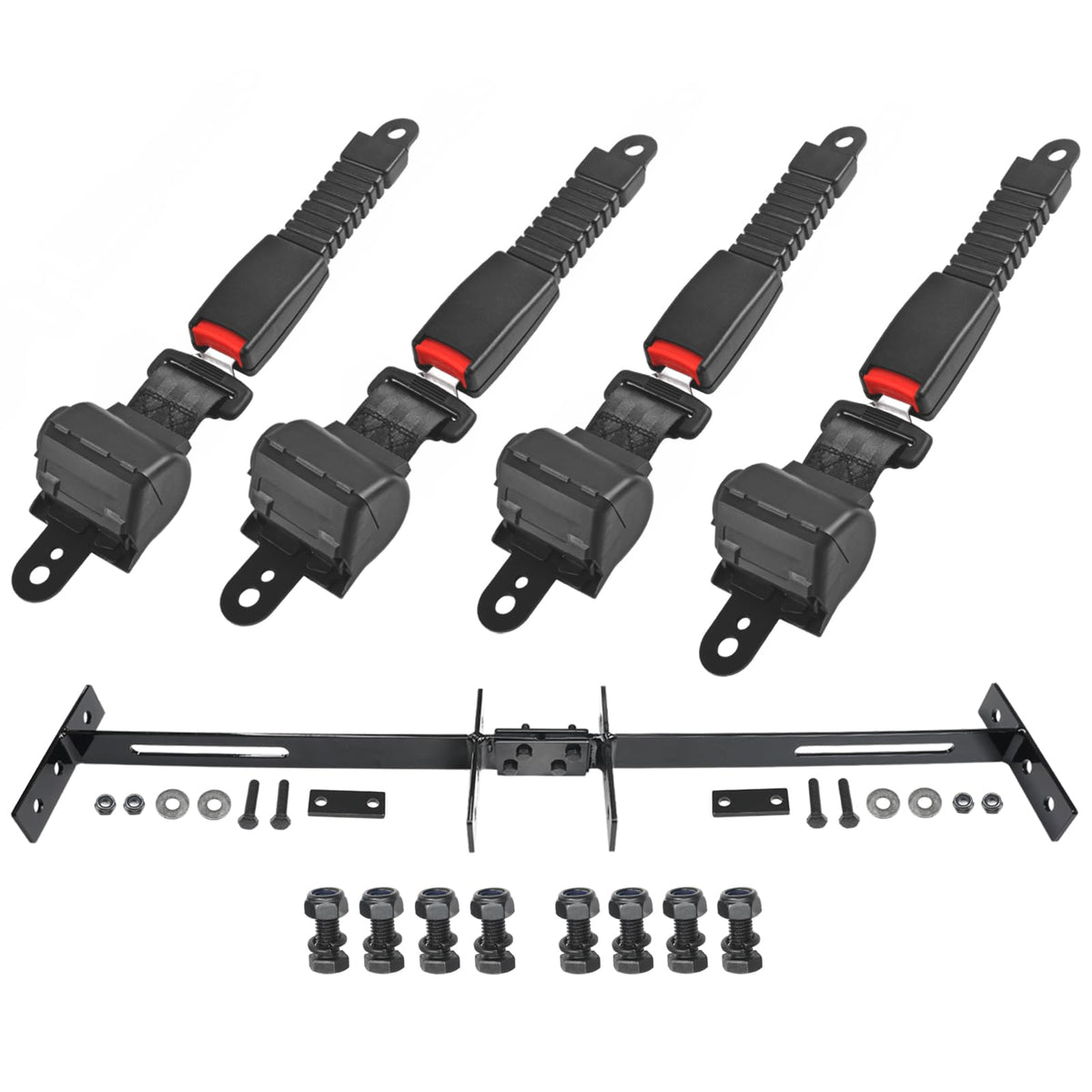 Easy-installation kit speeds mounting on compatible carts.