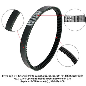 AIPSET belts set packaging highlighting two OEM replacement belts