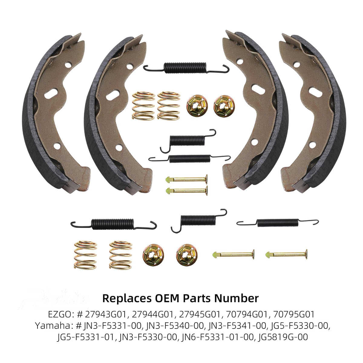 AIPSET Yamaha G14-G16-G19 brake shoes kit for electric models