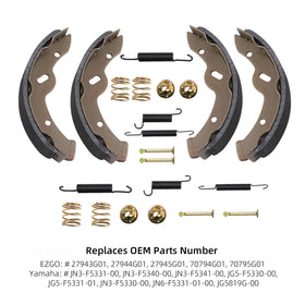 AIPSET Yamaha G14-G16-G19 brake shoes kit for electric models