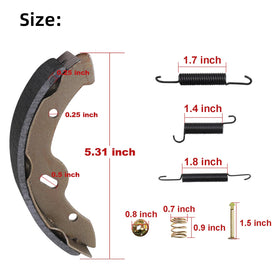 AIPSET Yamaha G20 brake shoes kit for reliable golf cart braking
