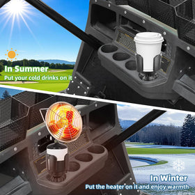 AIPSET compact holder becomes a reliable travel companion for any ride.