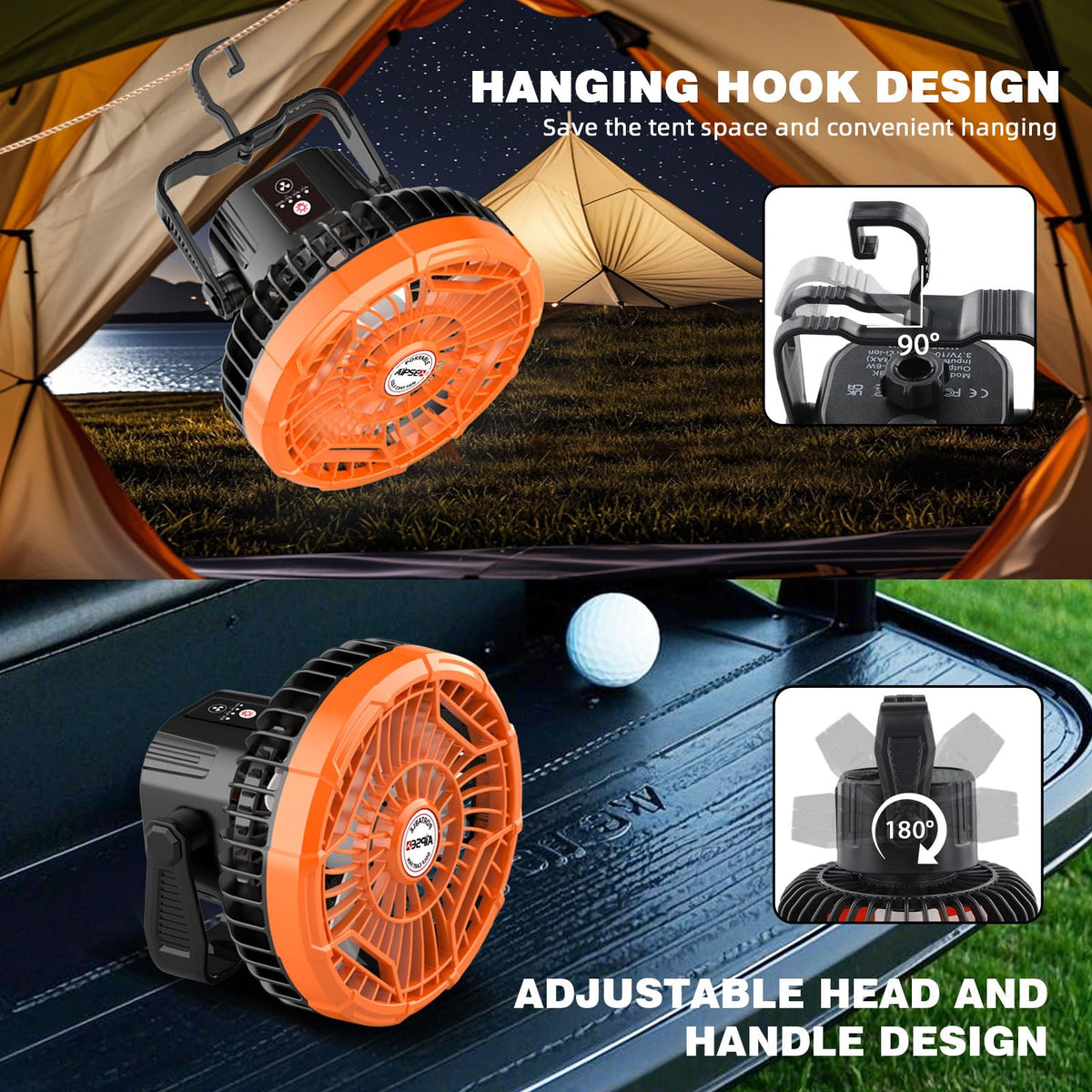 AIPSET detachable mode works as a table fan