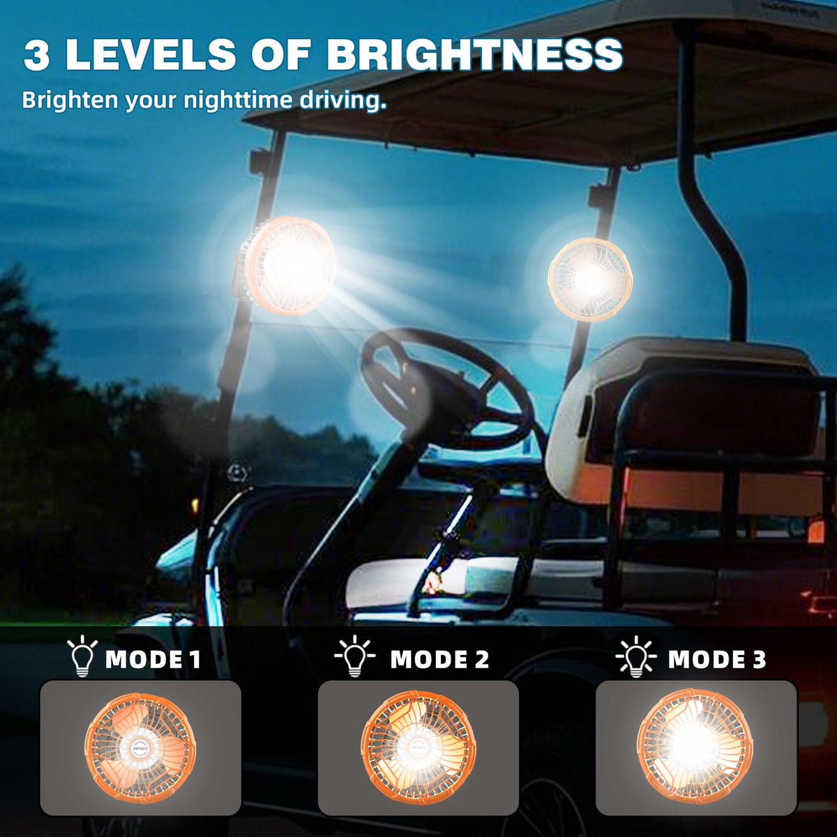 AIPSET 9-LED lantern adds night visibility on rides
